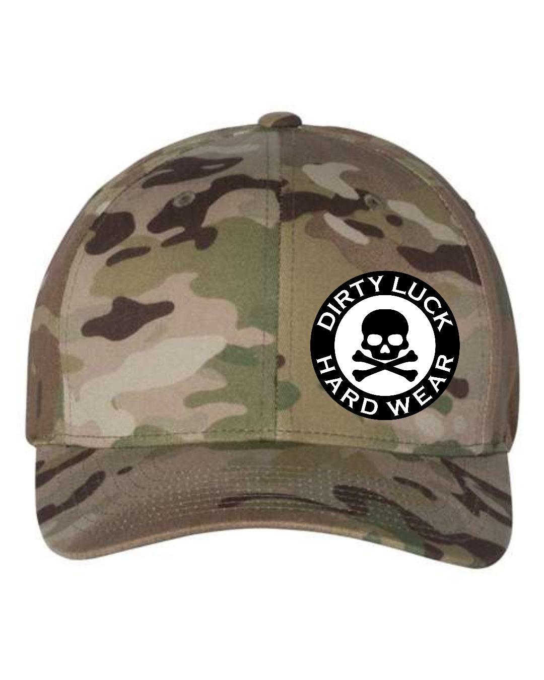 Dirty Luck Curved Camo Hat