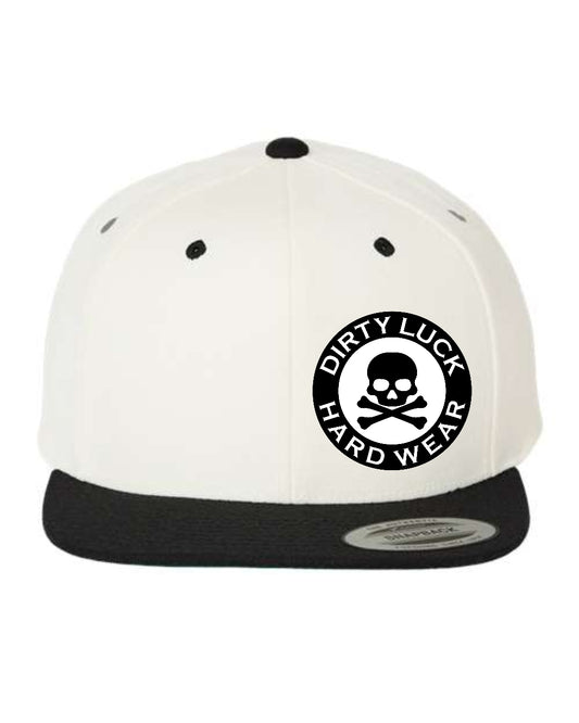 Dirty Luck Blackbill Whitetop Snapback