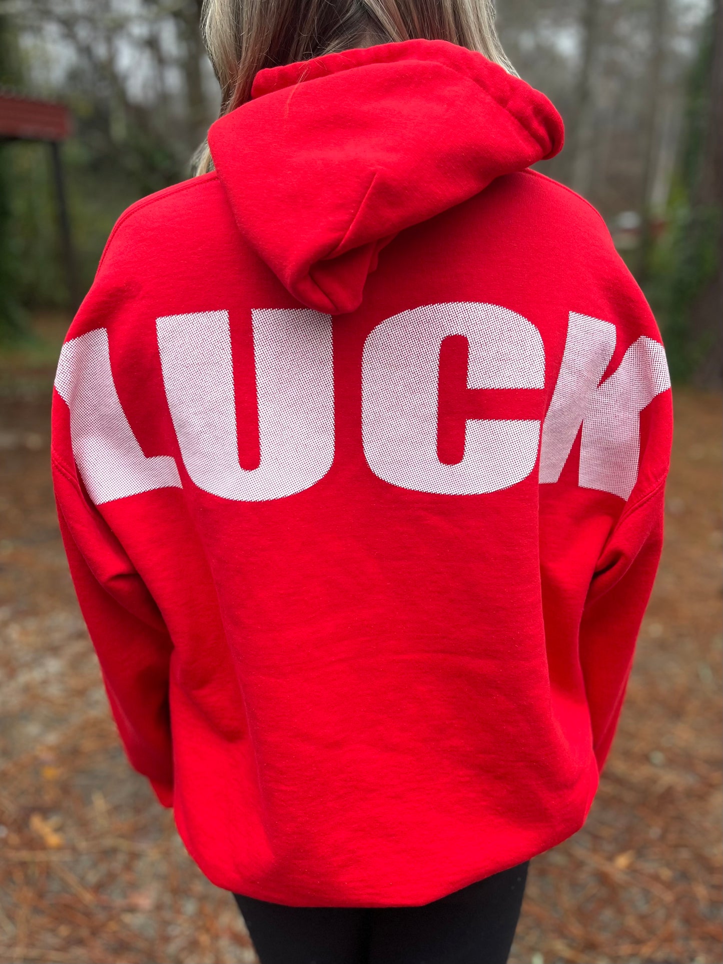 Big Luck Hoodie In Red