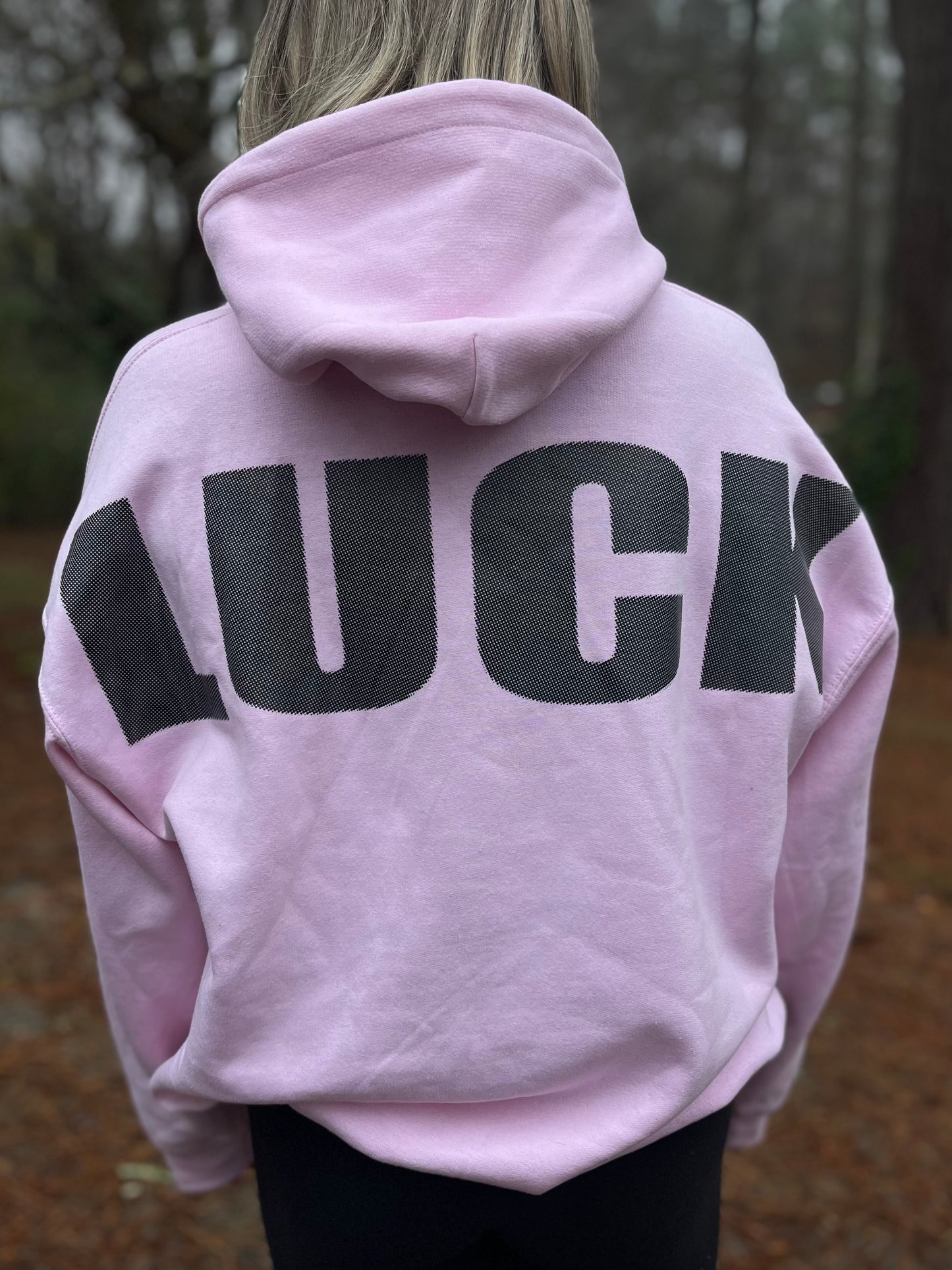 Big Luck Hoodie In Pink